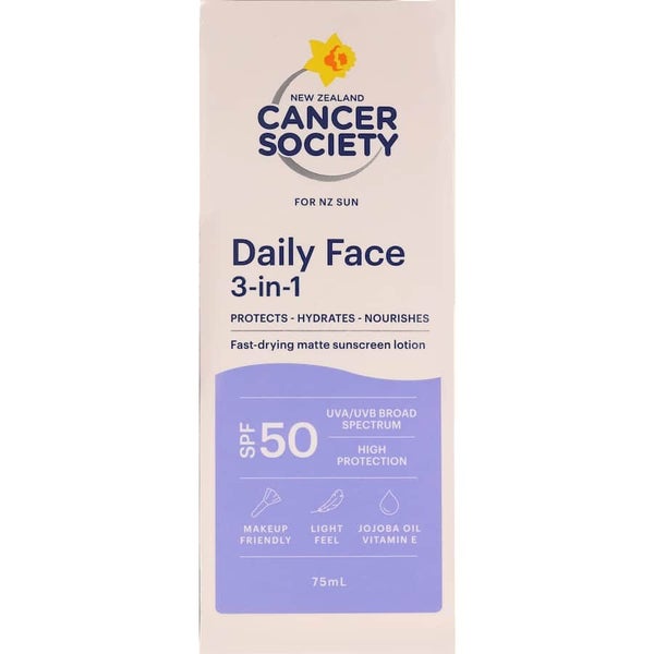 Cancer Society Sunscreen Daily Face 3in1 75mL Carousel 2