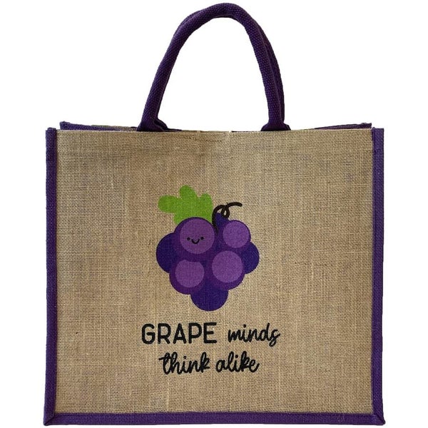 Zinc Reusable Jute Shopping Bag Assorted Carousel 1