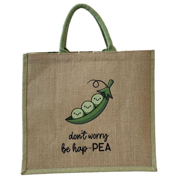 Zinc Reusable Jute Shopping Bag Assorted Carousel 3