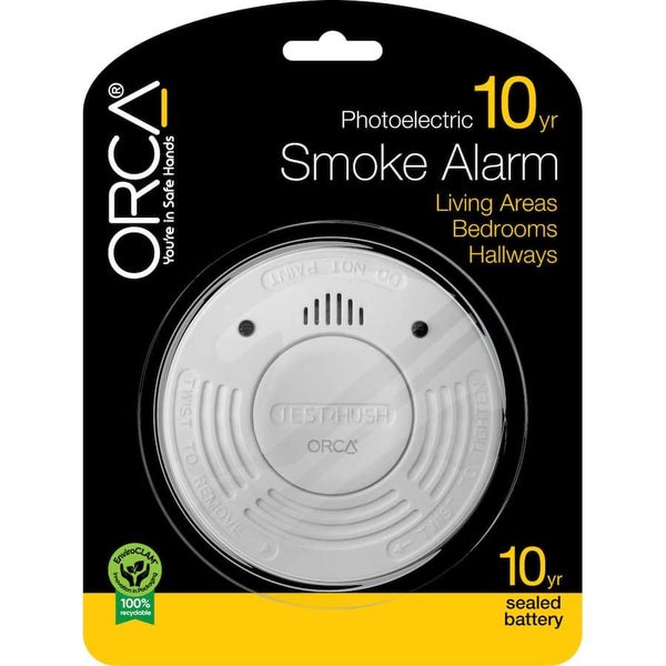 Orca Smoke Alarm 10 Year Photoelectric Carousel 1