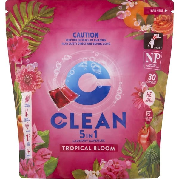 Clean Laundry Capsules Tropical Carousel 1