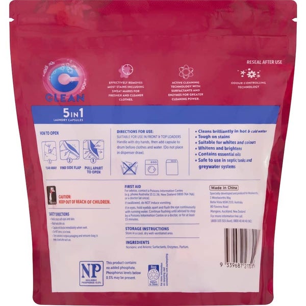 Clean Laundry Capsules Tropical Carousel 2