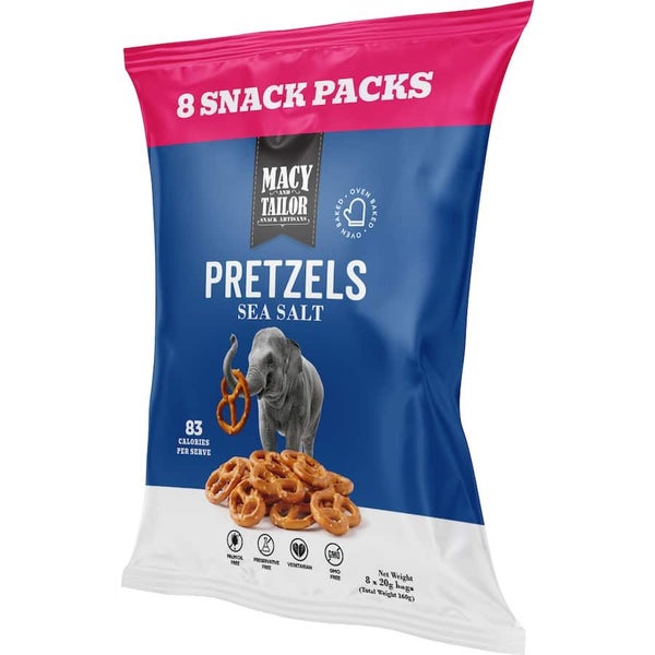 Macy & Tailor Multipack Pretzels Sea Salt Carousel 1