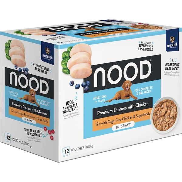 Nood Wet Dog Food Cage Free Chicken In Gravy Carousel 1