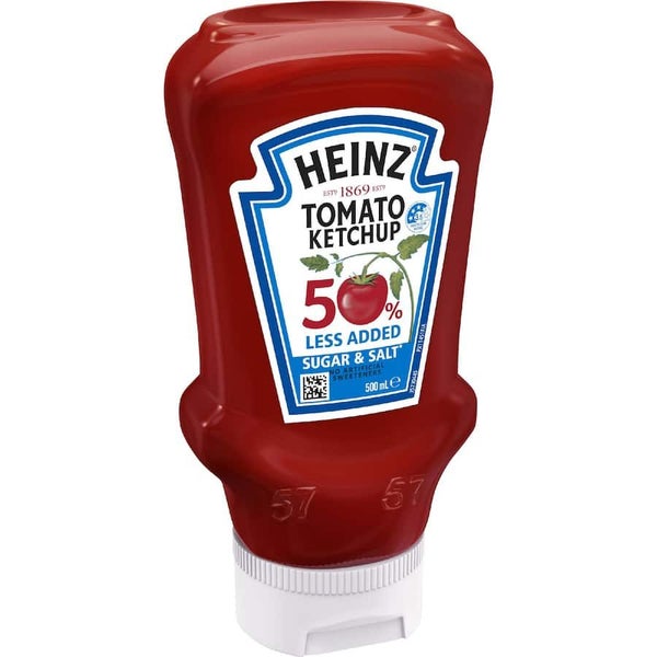 Heinz Ketchup Tomato Less Sugar Carousel 1