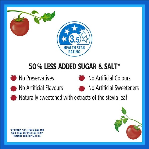 Heinz Ketchup Tomato Less Sugar Carousel 7