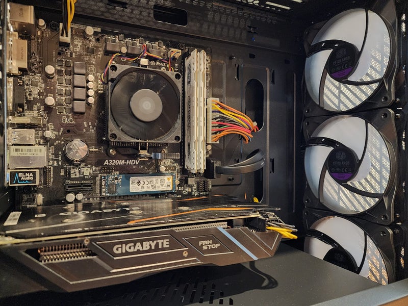 Gaming PC, Ryzen 5 1400, 16GB RAM DDR4, GTX 1050ti 4GB62863867461378114