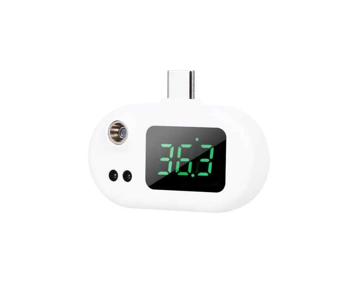 Mini Smart Mobile Phone Thermometer USB Thermometer Smart Forehead Tem Carousel 3