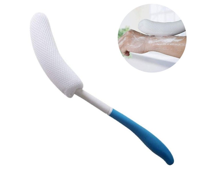 Long handle bath brush, bath body brush, non-slip handle body brush scrubbing Carousel 1