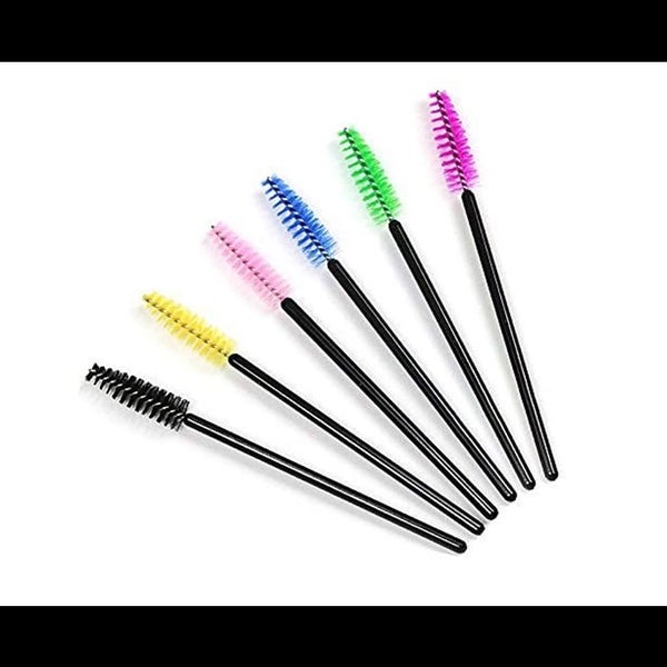 50 Pack Disposable Eyelash Brush Eyebrow Brush Mascara Wands Makeup Ki Carousel 2