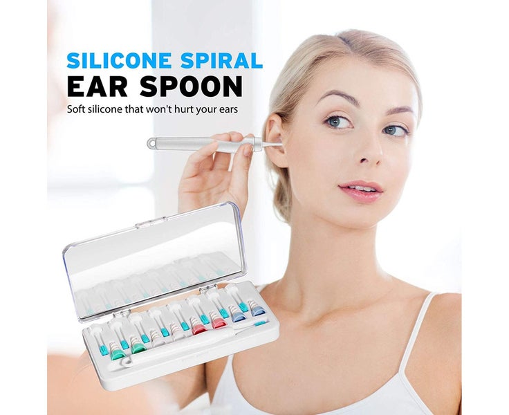 Ear Wax Remover, Q Grip Ear Wax Remover, Silicone Soft Ear Wax Removal Tool w Carousel 1