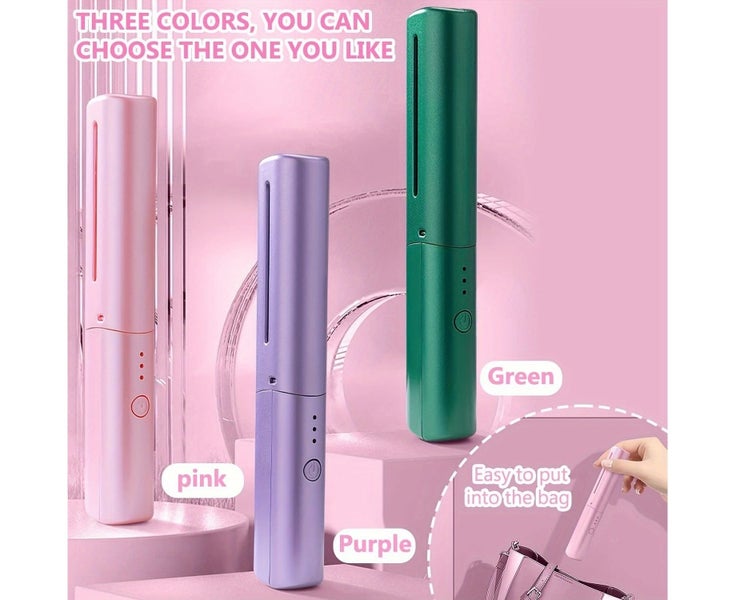 Hair Straightener Cordless Straightener, Portable Flat Iron for Hair, USB-C R Carousel 6