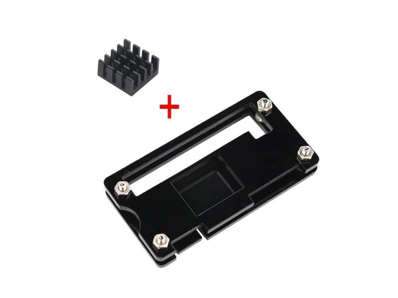 Raspberry Pi Zero W Acrylic Case Aluminum Heat Sink For RPI Zero Box Cover Carousel 1