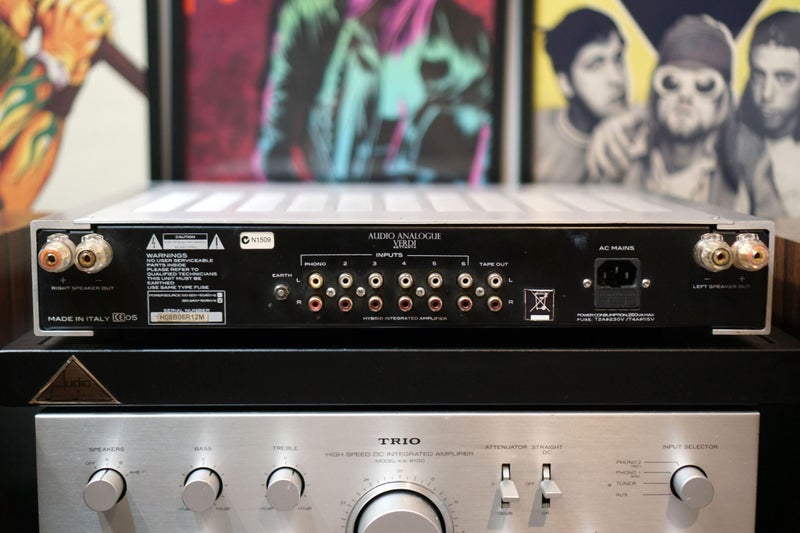 Audio Analogue Verdi Settanta VT Vacuum Tube Hybrid Amplifier Made in Italy Carousel 10