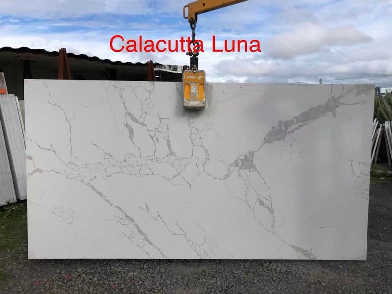 Kitchen Engineered Stone Benchtop - Calacutta Luna Carousel 2