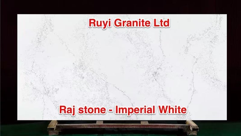 Kitchen Engineered Stone Benchtop - Imperial White Carousel 1