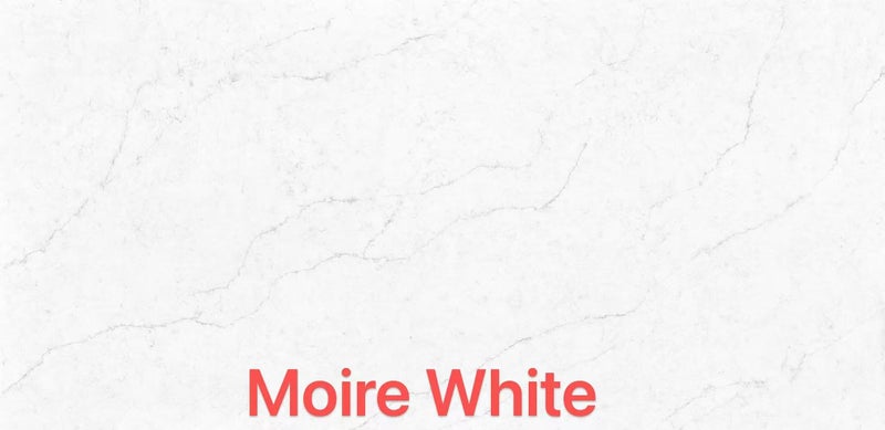 Kitchen Engineered Stone Benchtop - Moire White Carousel 2