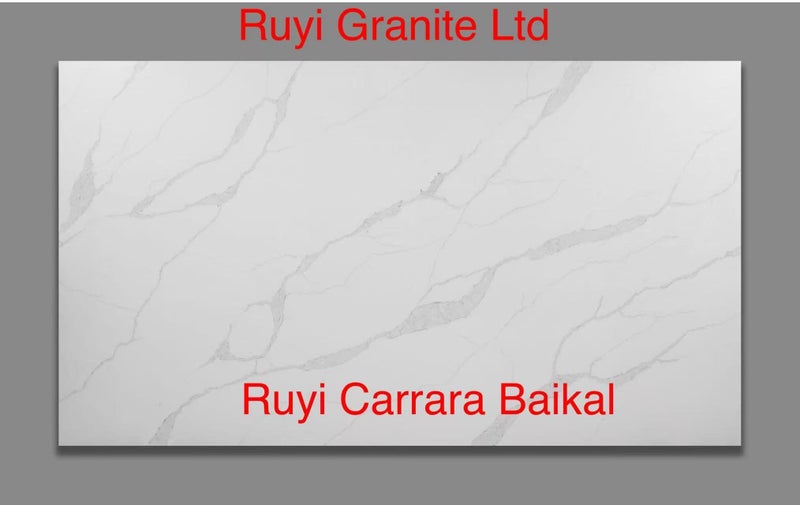 Kitchen Engineered Stone Benchtop - Carrara Baikal Carousel 1