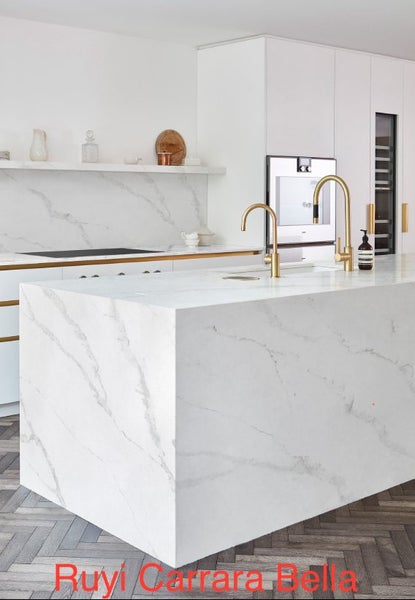 Kitchen Engineered Stone Benchtop - Carrara Bella Carousel 2