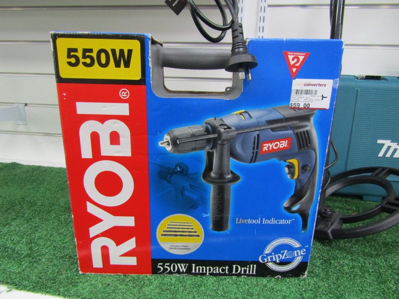 HAMMER DRILL RYOBI EID550RE - 13MM 550W CORDED B16132679-1 Carousel 1