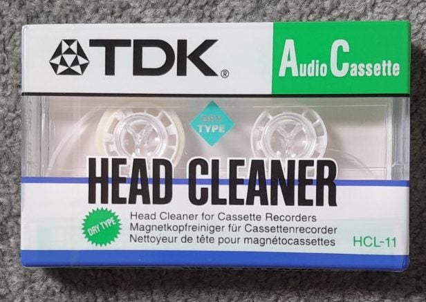 TDK Head Cleaner / Cleaning for Audio Cassette Tape Players (New & sealed!) Carousel 1