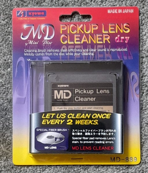Quite Rare! NEW Minidisc / MD Pickup Lens Cleaner (Kyowa Sonic / Japan). Carousel 1