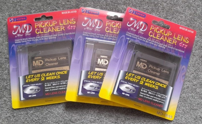 Quite Rare! NEW Minidisc / MD Pickup Lens Cleaner (Kyowa Sonic / Japan). Carousel 9
