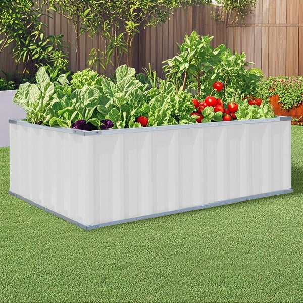 PLANTER BOX 1170 X 900 X 400MM CREAM Carousel 1