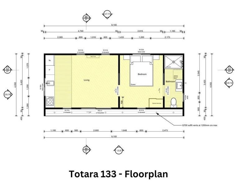 Tiny Home - FLATPACK (Kitset) - 1 bedroom - 33m2 Carousel 2