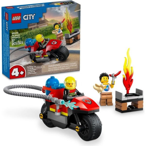 LEGO City 60410 Fire Rescue Motorcycle Carousel 2