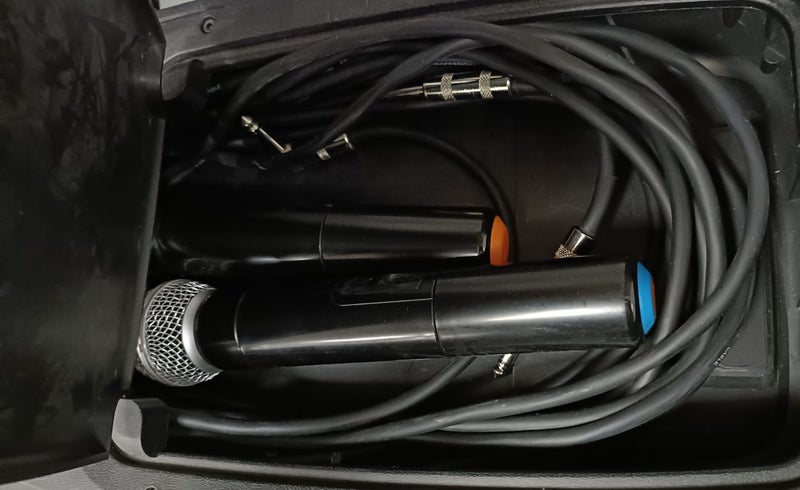 DIGITECH 10 INCH 100W 8 CHANNEL PA SYSTEM WITH WIRELESS MICROPHONES #B18187905-6 Carousel 2