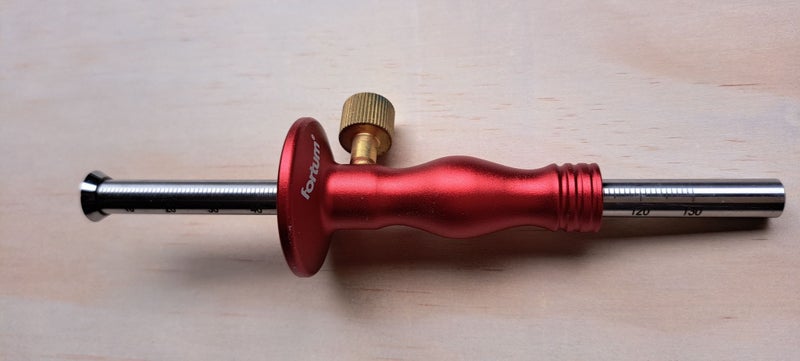 FORTUM Marking Gauge Tool, 0-130mm, Aluminum Carousel 1