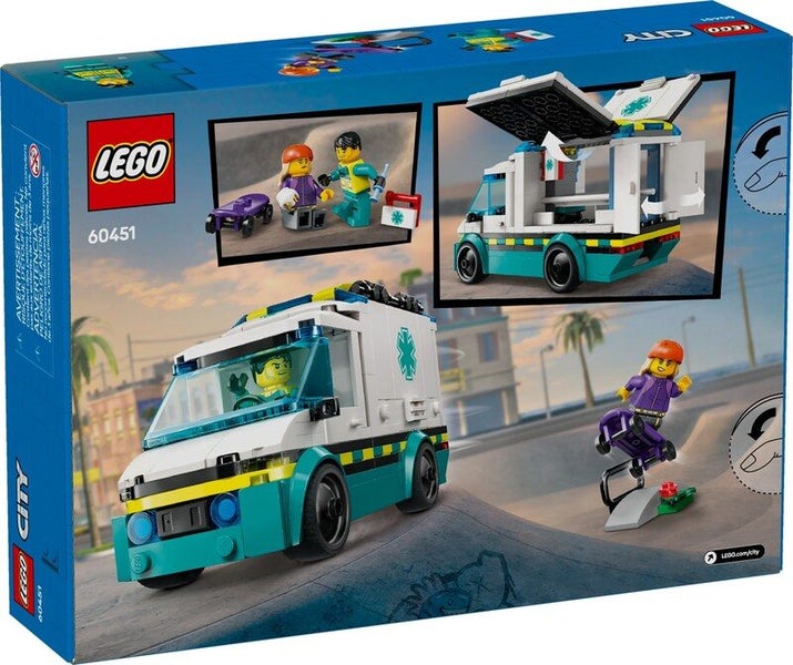 LEGO City 60451 Emergency Ambulance Carousel 2