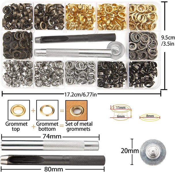 Metal Eyelets Grommets Kit Sale Sale Carousel 6