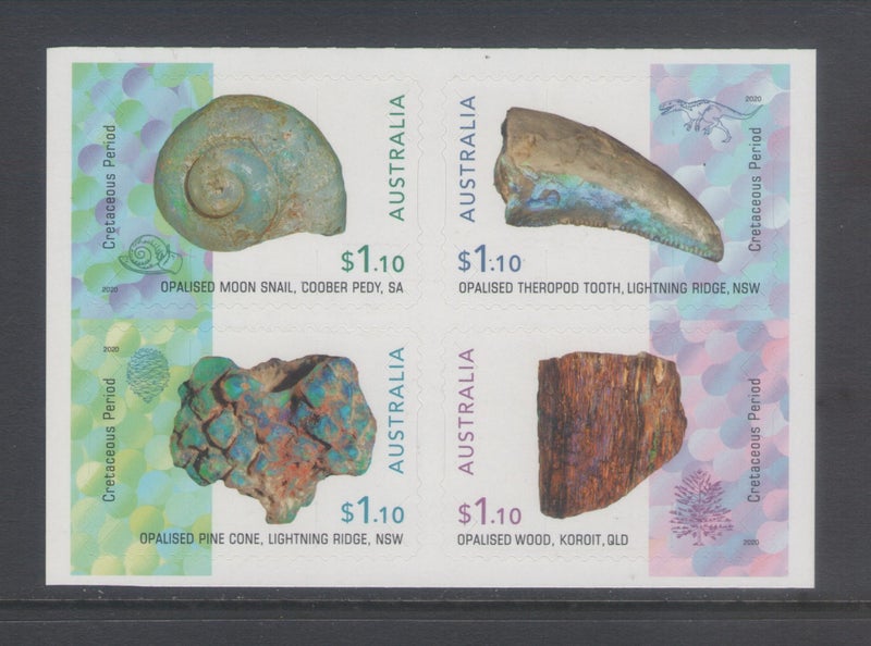 Australia - 2020 Fossils Set (4) - P&S - UHM Carousel 1