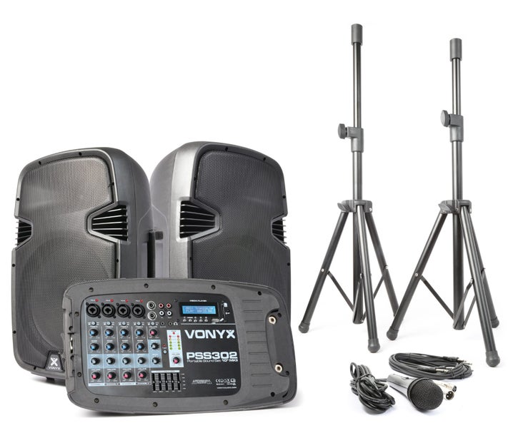10 Inch Sound Set - MP3/USB+Bluetooth + Stands Carousel 1