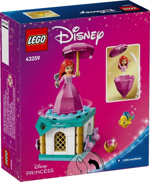 LEGO Disney 43259 Twirling Ariel Carousel 2