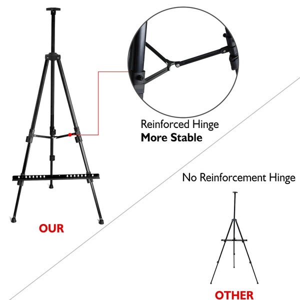 Aluminum Alloy Easel – Folding Telescopic Display & Sketch Stand64267252758529114