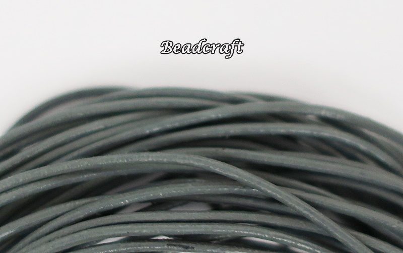 1mtr.GREY LEATHER CORD 1mm Carousel 1