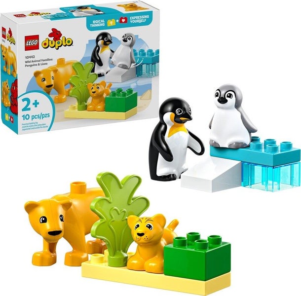 LEGO Duplo 10442 Wild Animal Families: Penguins & Lions Carousel 1