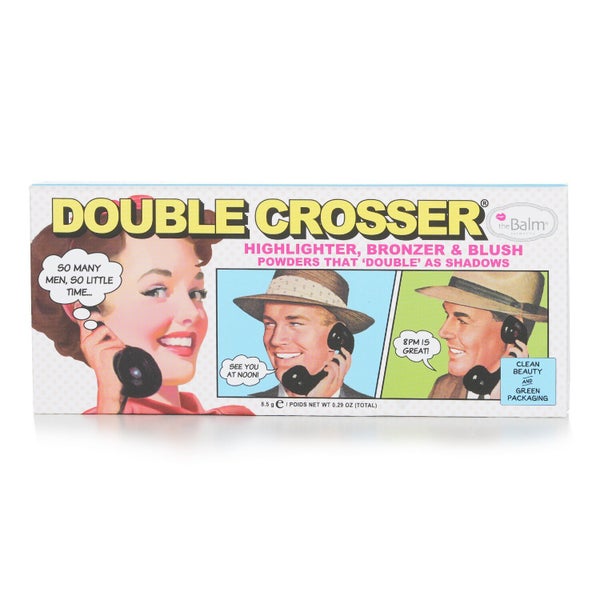 THEBALM - Double Crosser (Highlighter, Bronzer & Blush) 8.5g/0.29oz Carousel 3