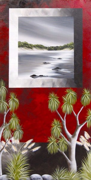 New Zealand landscape print, 30 x 15cm. Carousel 1