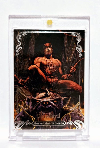 *** DAREDEVIL!! 2018 MARVEL MASTERPIECES BASE SILVER FOIL CARD *** Carousel 1