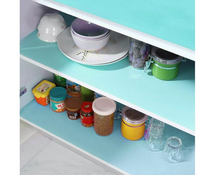 4X Refrigerator Pad Mats Shelf Refrigerator Liners Fridge Waterproof Drawer Carousel 2