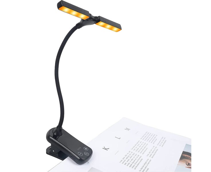 14 LED Book Light,Touch Control Reading Light with 3 Colors-Black Carousel 1