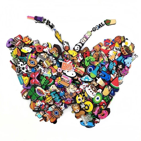 Mixed 30Pcs Random Cartoon PVC Shoes Cute Charms Decor For Clog And Holey Gift Carousel 2