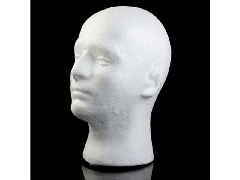MALE MANNEQUIN STYROFOAM FOAM HEAD MODEL WIG GLASSES HAT DISPLAY STAND Duty Carousel 2