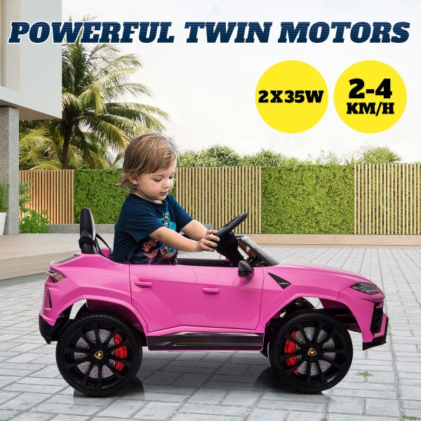 Kids Electric RC Car Ride On Toy Parental Remote Control 12V Carousel 2