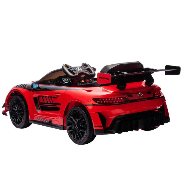 Kids Ride On Car Mercedes Benz Licensed AMG GT3 Electric Vehicle Toy Dual Motor Carousel 11