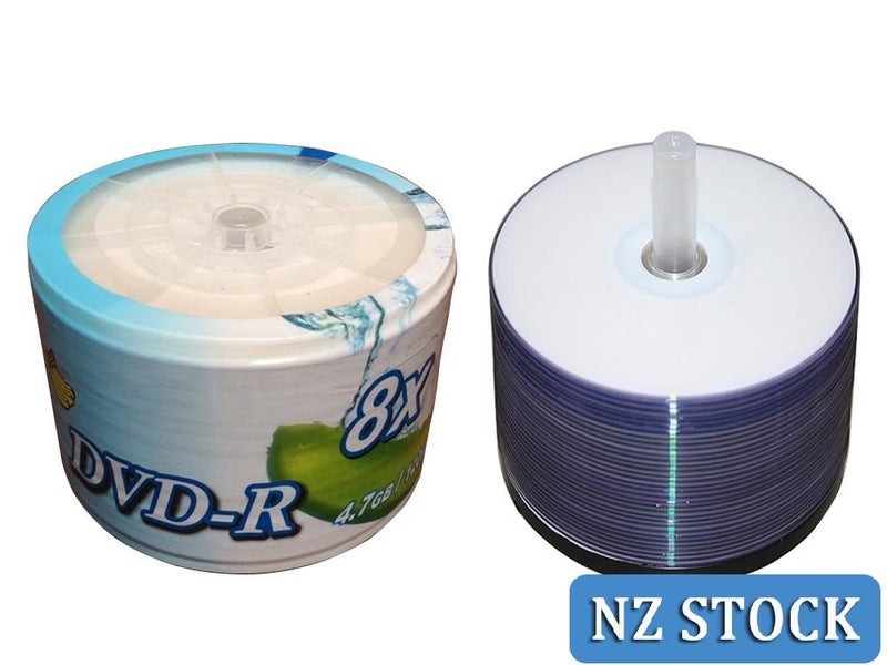 Blank Printable DVD-R 8X 50PCS Carousel 1